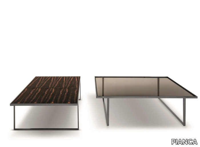 ICARO - Metal structure coffee table _ PIANCA