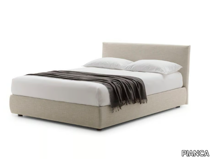 BETA UP - Fabric double bed _ PIANCA