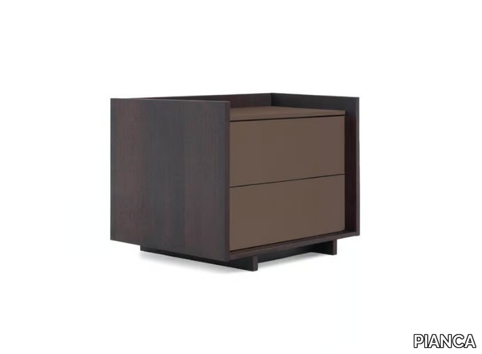 KYOTO - Wooden bedside table with drawers _ PIANCA