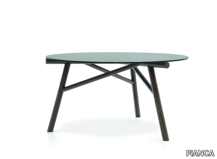 MAESTRO - Round cement table _ PIANCA