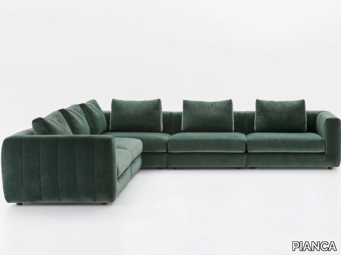 TOBIAS - Corner modular fabric sofa _ PIANCA