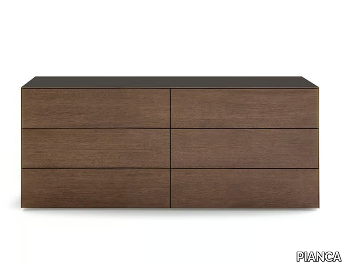 NORMA - Chest of drawers with integrated handles _ PIANCA