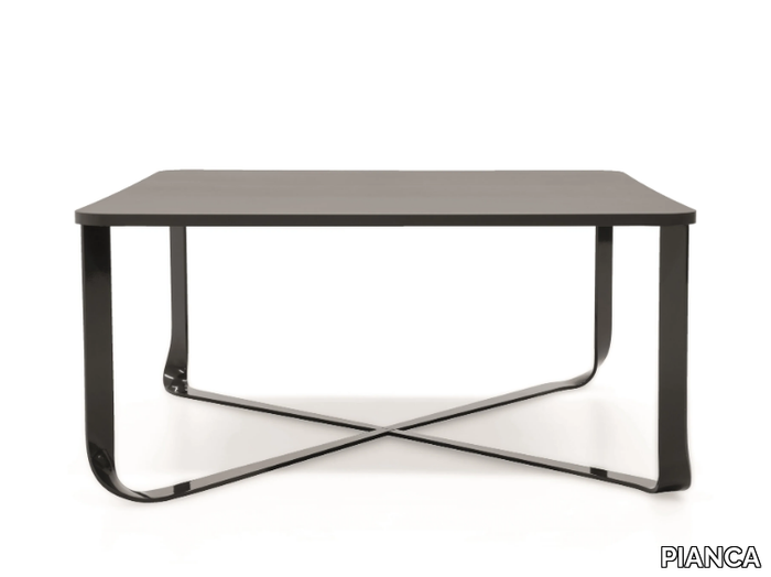 CONFLUENCE - Square wooden table _ PIANCA