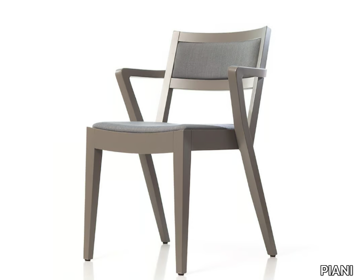 ARENA 00 A2 - Solid wood chair with armrests _ PIANI