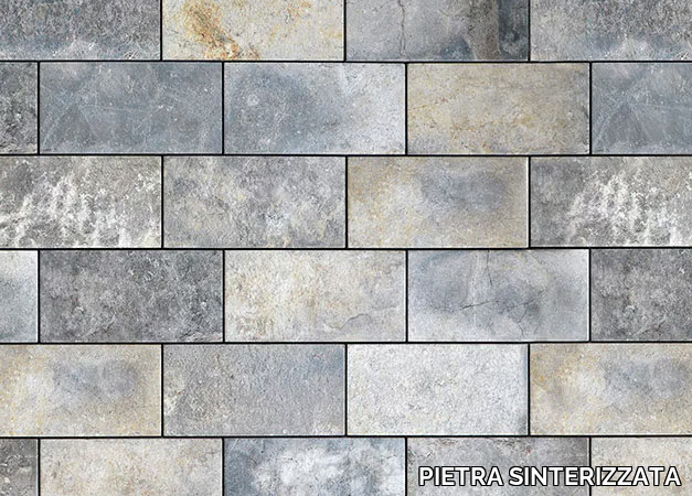 15X30 SCORI GREY BLUE - Sintered stone flooring with stone effect _ PIETRA SINTERIZZATA