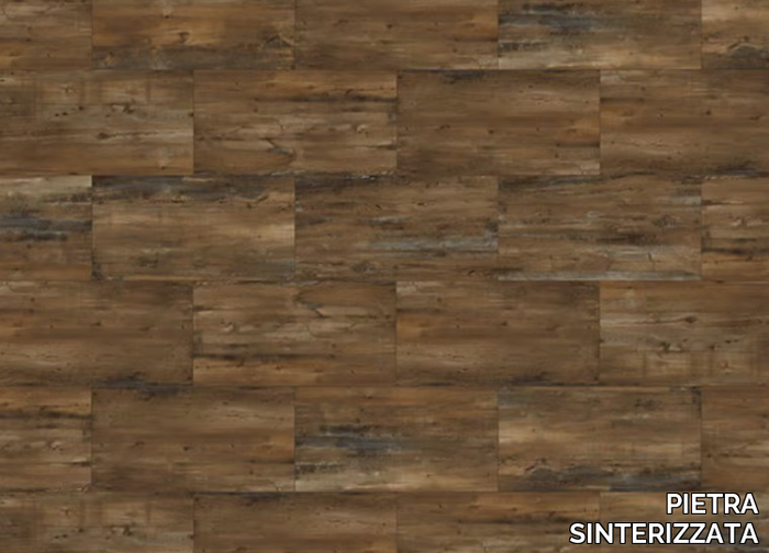 BOSCO TABULA SCURA - Porcelain stoneware outdoor floor tiles with wood effect _ PIETRA SINTERIZZATA