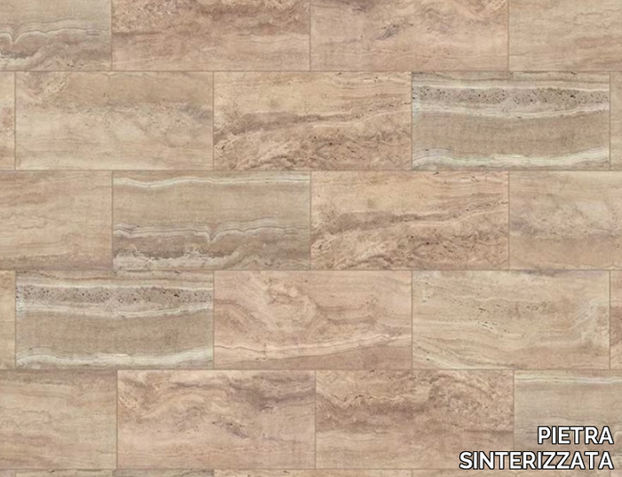 DUOMO TRAVERTINO NOCE - Travertine flooring / outdoor floor tiles _ PIETRA SINTERIZZATA