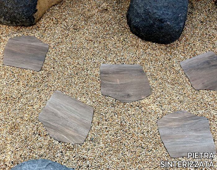 PASSO GIAPPONESE HOLZ MARRONE - Porcelain stoneware garden paths _ PIETRA SINTERIZZATA