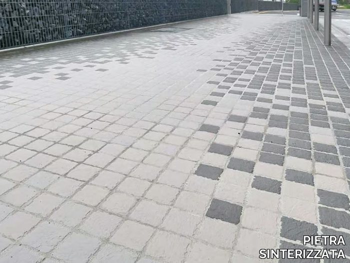 PAVÈ 6 CM GRIGIO - Basalt outdoor floor tiles / road pavement _ PIETRA SINTERIZZATA