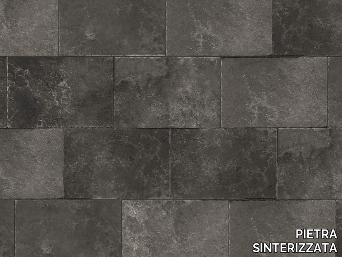 ANTIQUUS CARBONIO - Porcelain stoneware outdoor floor tiles with stone effect _ PIETRA SINTERIZZATA