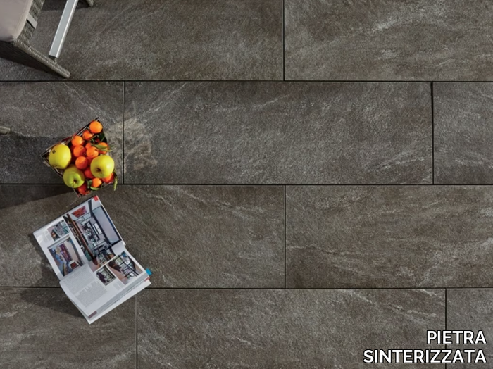 HARENA ARDESIA - Outdoor floor tiles with stone effect _ PIETRA SINTERIZZATA