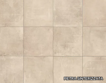 CEMENTO TAUPE 3CM - Porcelain stoneware outdoor floor tiles with concrete effect _ PIETRA SINTERIZZATA