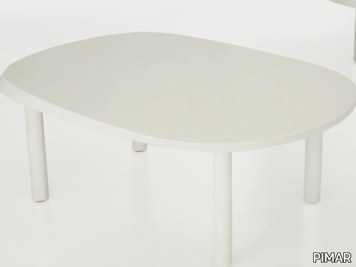 GALATONE - Oval lecce stone garden table _ PIMAR