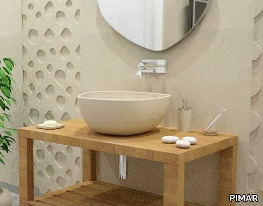 L10 - Countertop lecce stone washbasin _ PIMAR