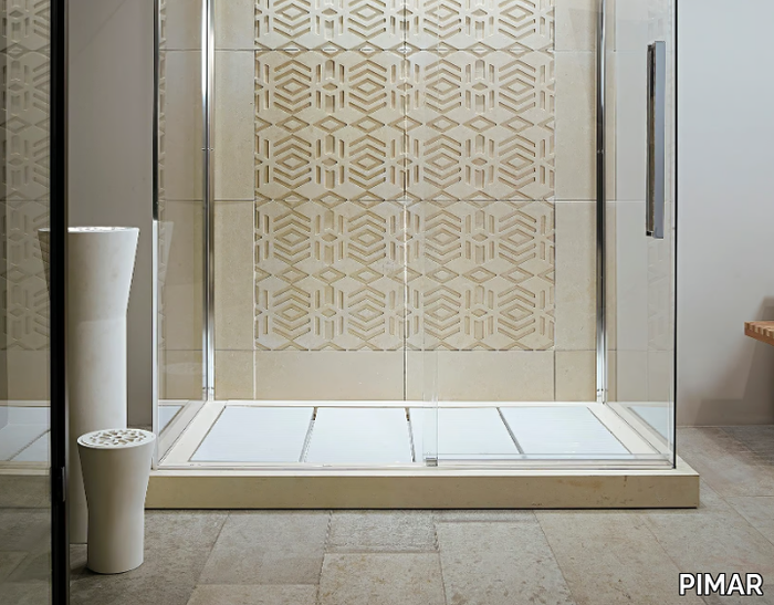 P30 - Built-in lecce stone shower tray _ PIMAR