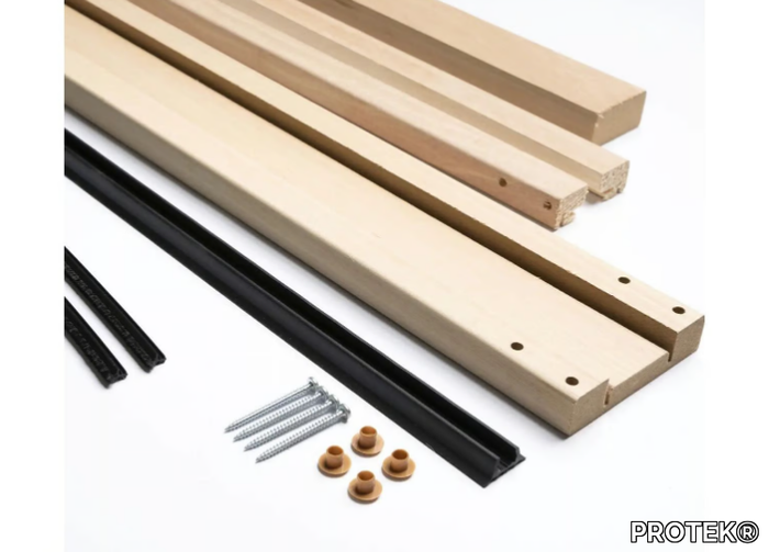 DOORPOSTS KIT FOR SINGLE/SOUBLE DOORS - Sliding door track _ PROTEK®