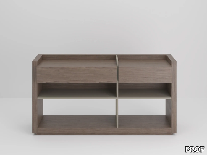 SESSANTA - Rectangular wooden console table with drawers _ PROF