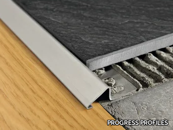 PROSLIDER - Brushed steel edge profile for floors _ PROGRESS PROFILES