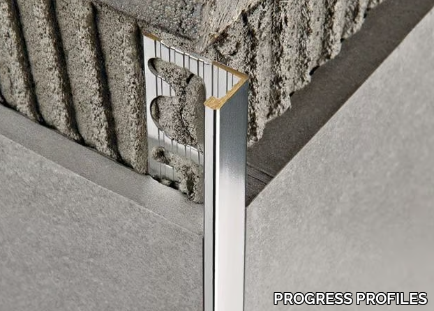 PROTERMINAL - Antibacterial metal edge profile for walls _ PROGRESS PROFILES