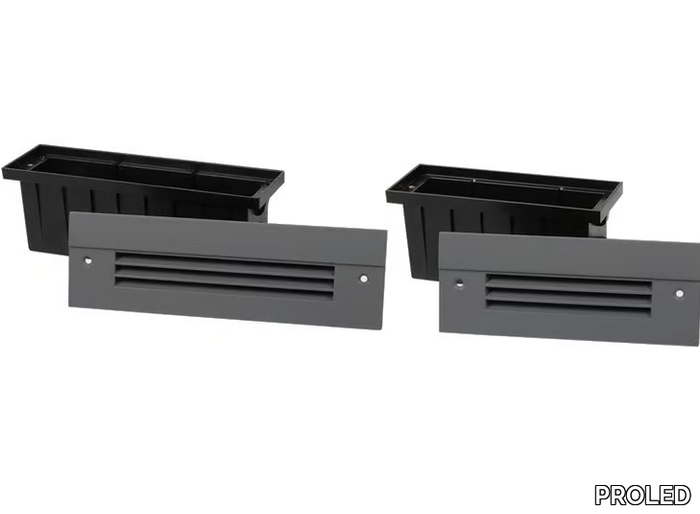 BUDAPEST - LED wall-mounted outdoor powder coated aluminium steplight _ PROLED