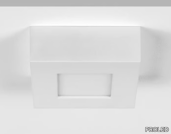 SOL CL SQUARE - LED dimmable metal ceiling light _ PROLED