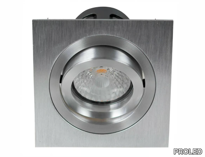 TECHNO LED MODULE - Recessed LED adjustable aluminium spotlight _ PROLED