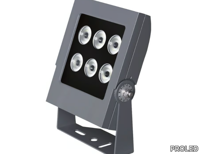 WALLWASHER6 RGBW - LED adjustable RGB powder coated aluminium wall washer _ PROLED