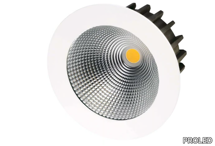 MACROS 36 PRO - Recessed LED round aluminium spotlight _ PROLED