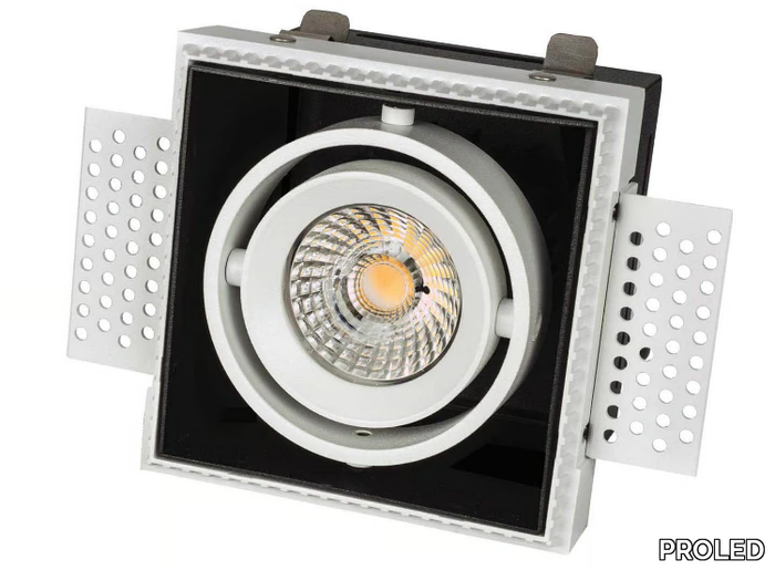 FORMA SQUARE - LED adjustable square aluminium spotlight _ PROLED
