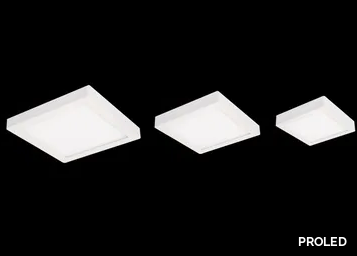 MOON SQUARE - LED aluminium ceiling light _ PROLED