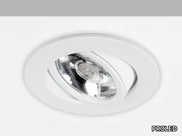 CABINET SPOT R - Recessed LED adjustable aluminium spotlight _ PROLED