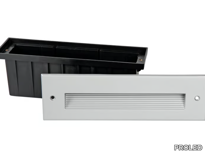 REC STAIR - LED wall-mounted outdoor powder coated aluminium steplight _ PROLED