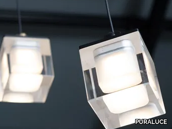 CUBO SUSPENSION TRACK - LED aluminium track-Light _ PURALUCE