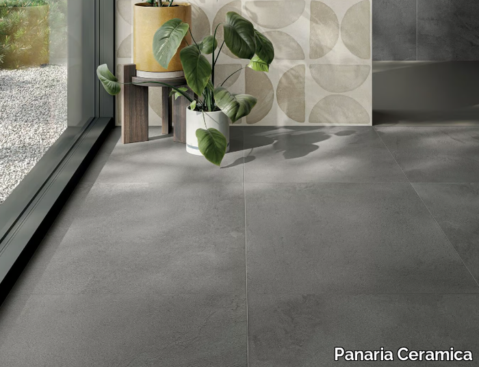 TERRENOIRE - Porcelain stoneware wall/floor tiles with stone effect _ Panaria Ceramica