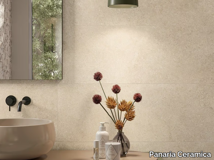 VELVET MONOPOROSA - White-paste wall tiles with stone effect _ Panaria Ceramica