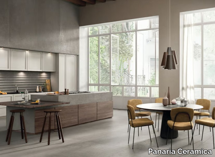 CONTEXT DECORI - Porcelain stoneware wall tiles with concrete effect _ Panaria Ceramica