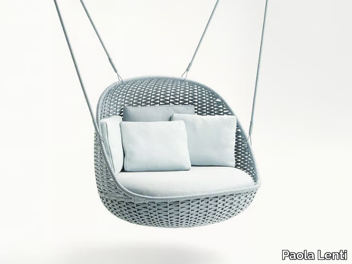 ORBITRY - Fabric garden hanging chair _ Paola Lenti