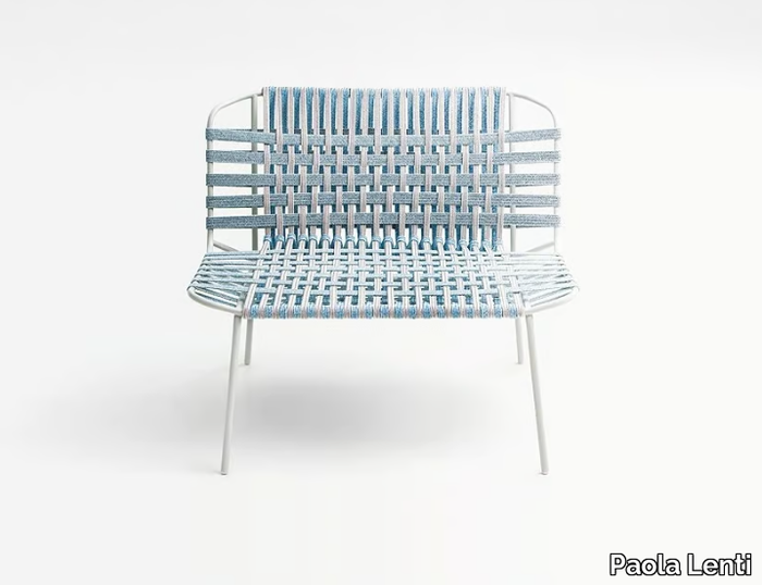 TELAR - Garden stainless steel easy chair _ Paola Lenti