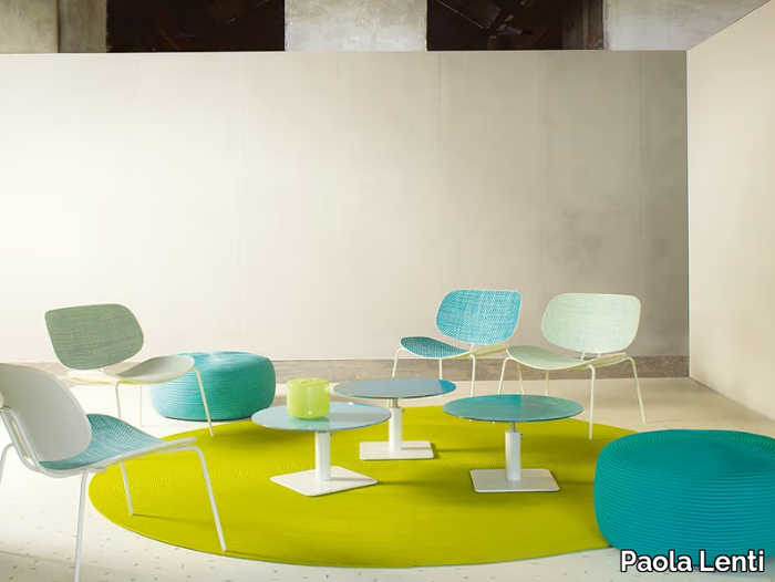 LIDO - Garden stackable polypropylene easy chair _ Paola Lenti