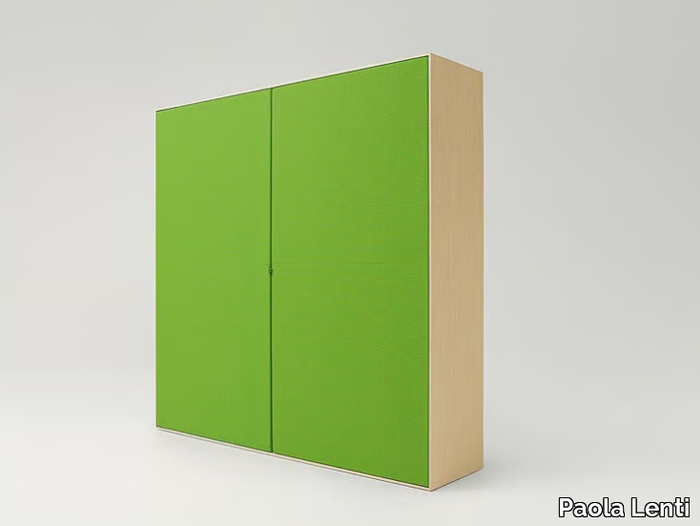 EDEL - Wooden highboard with doors _ Paola Lenti