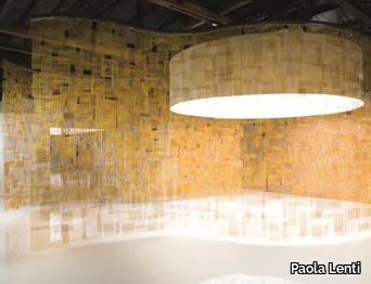 BISSO - Hanging brass room divider _ Paola Lenti