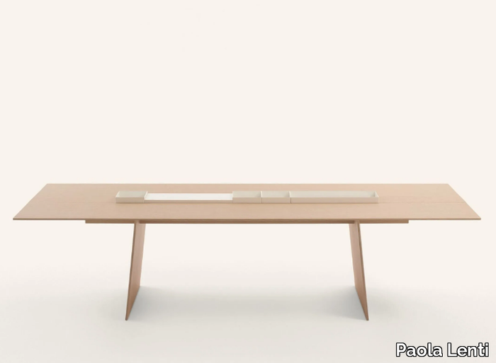 KANJI - Rectangular wooden table _ Paola Lenti