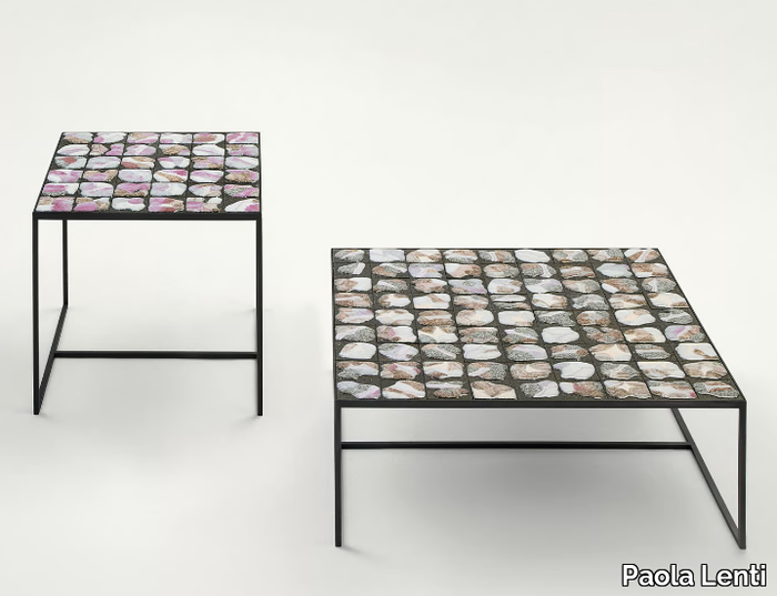 SCIARA - Low square coffee table _ Paola Lenti