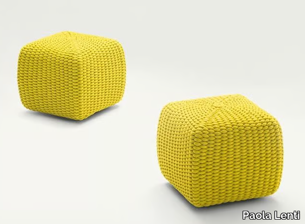 TIDE - Square garden pouf _ Paola Lenti