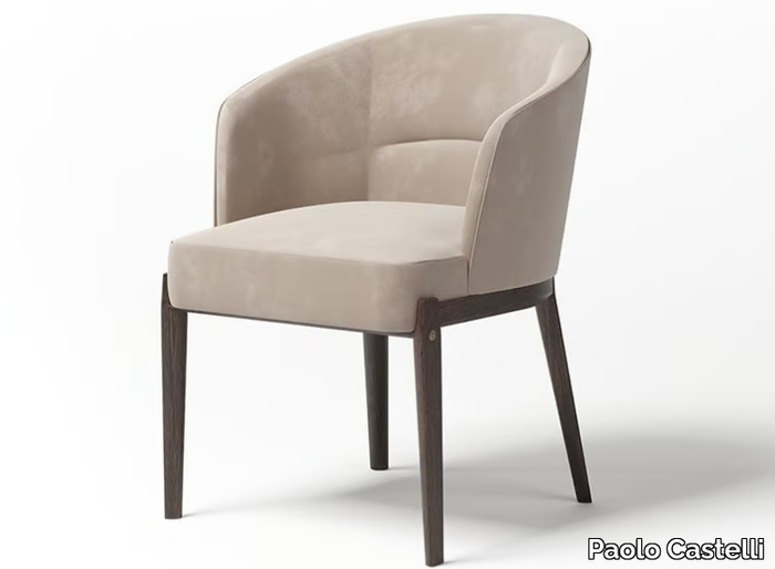 N°5 - Velvet chair with armrests _ Paolo Castelli