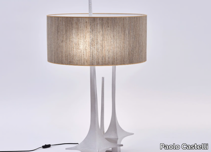 OSCAR - Contemporary style hemp table lamp _ Paolo Castelli