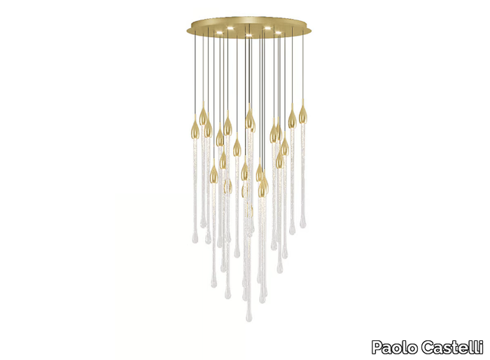 ALLURE - LED Murano glass pendant lamp _ Paolo Castelli