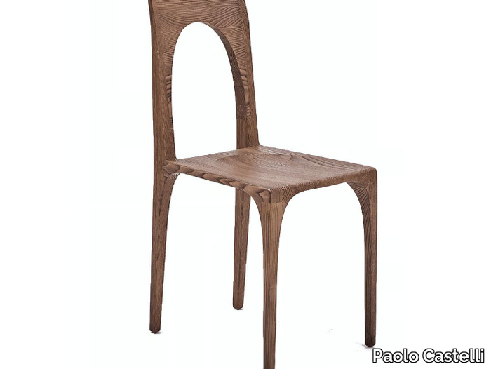 GIO CHAIR - Solid wood chair open back _ Paolo Castelli