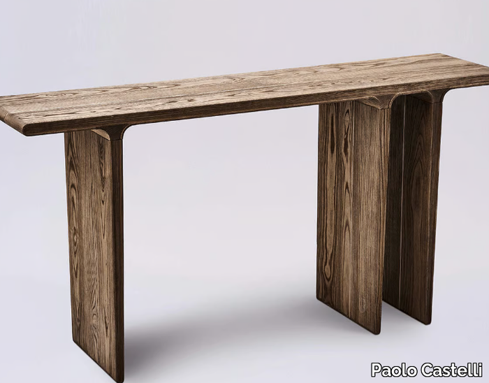 SELIMA - Rectangular ash console table _ Paolo Castelli