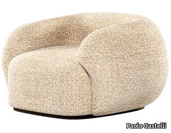 CORAL - Wool armchair with armrests _ Paolo Castelli